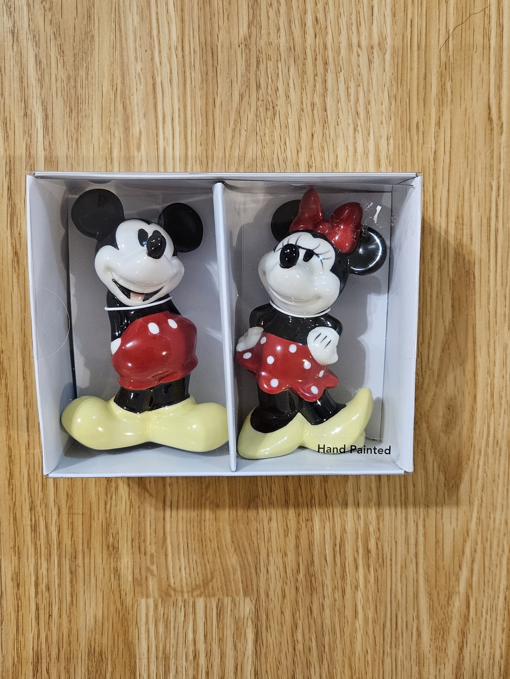 Mickey & Minnie Ceramic Figurine Salt and Pepper Shakers